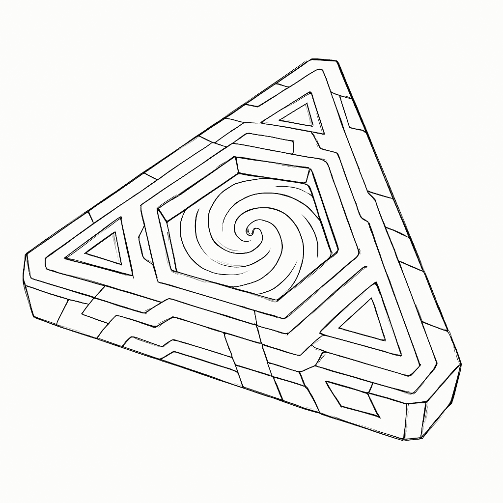 Cosmic Key coloring page